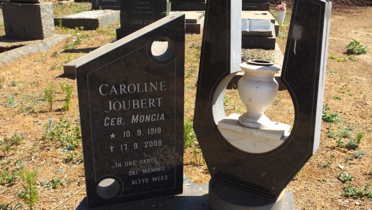 JOUBERT Caroline nee MONGIA 1918-2008
