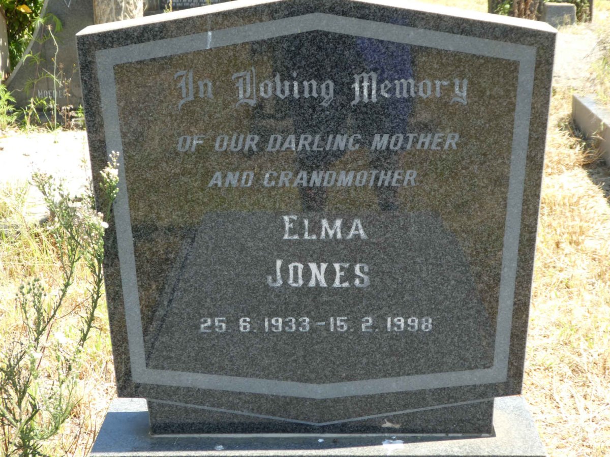 JONES Elma 1933-1998