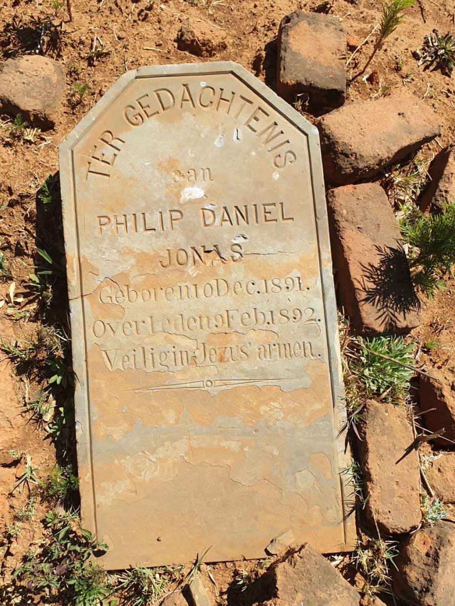 JONAS Philip Daniel 1891-1892