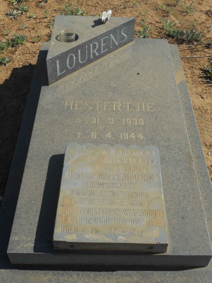 LOURENS Hester Sofia 1938-1944