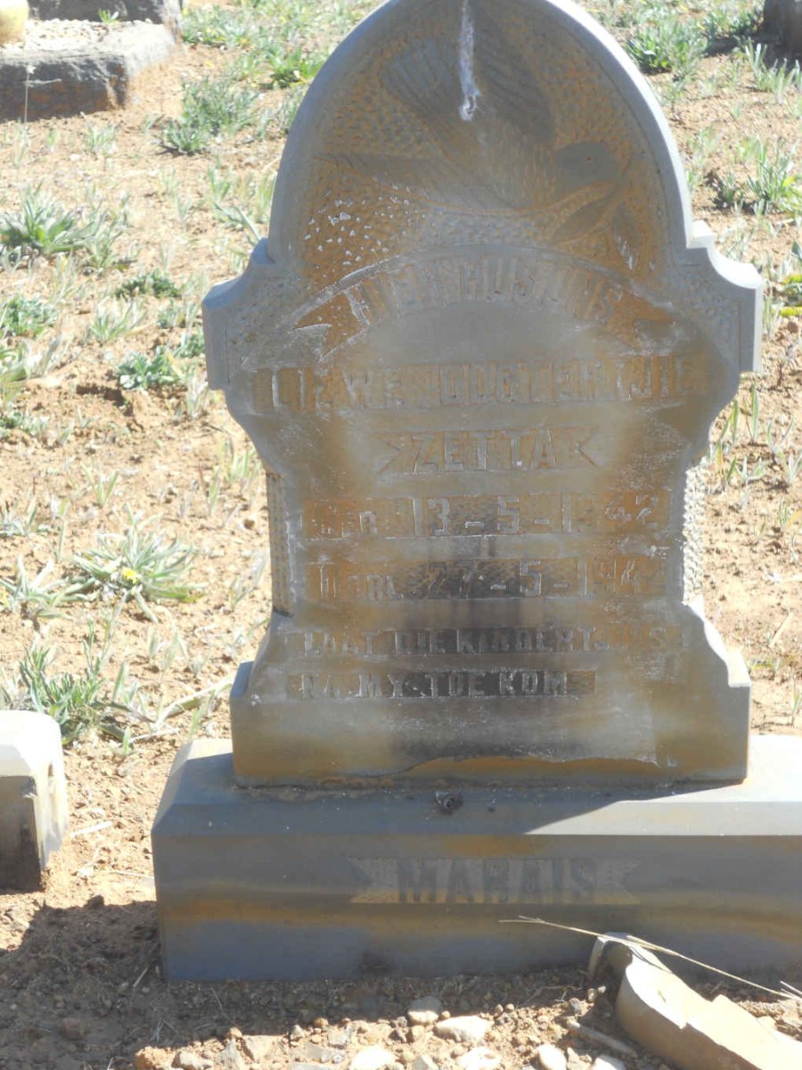MARAIS Zetta 1942-1944