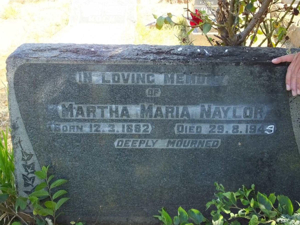 NAYLOR Martha Maria 1882-1949