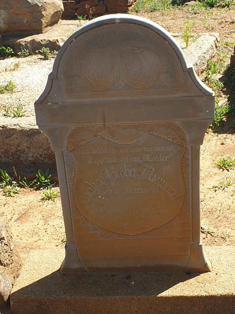 NIEMAND Cicilia Jacoba nee V. JAARSVELD