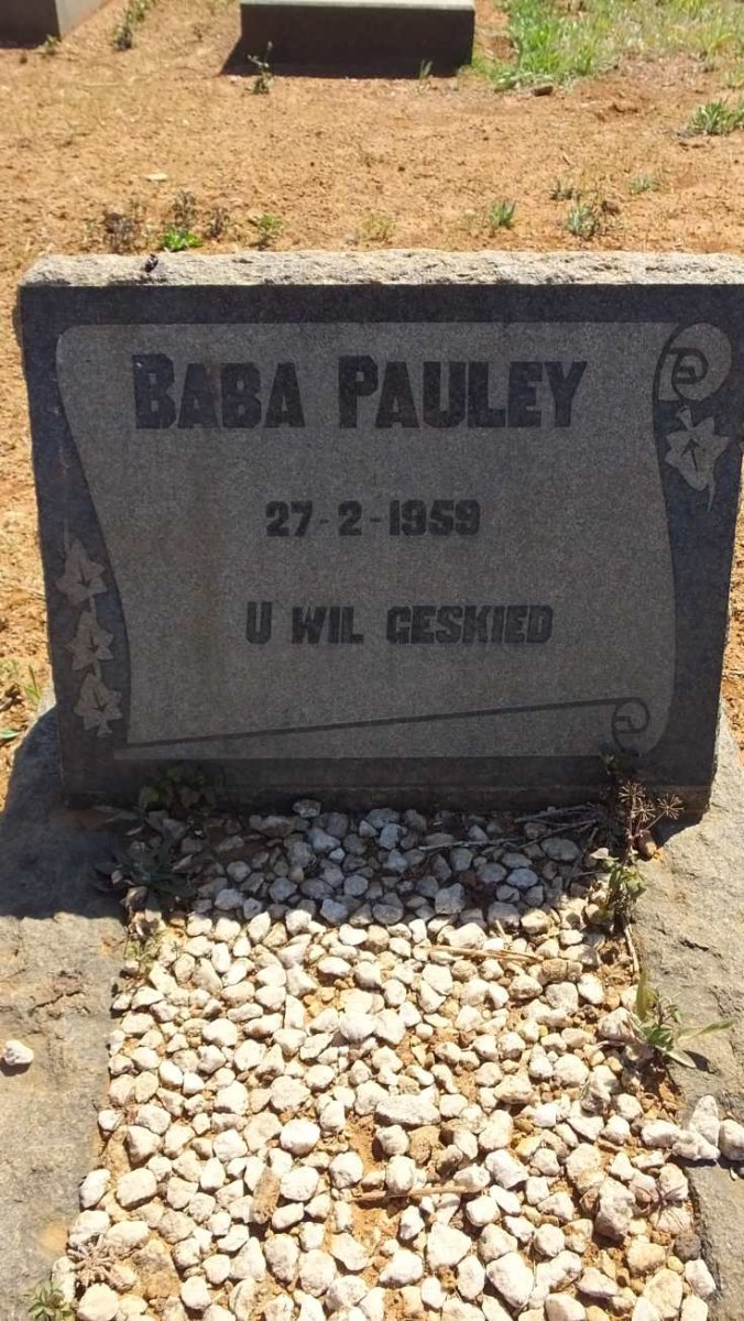PAULEY Baba -1959