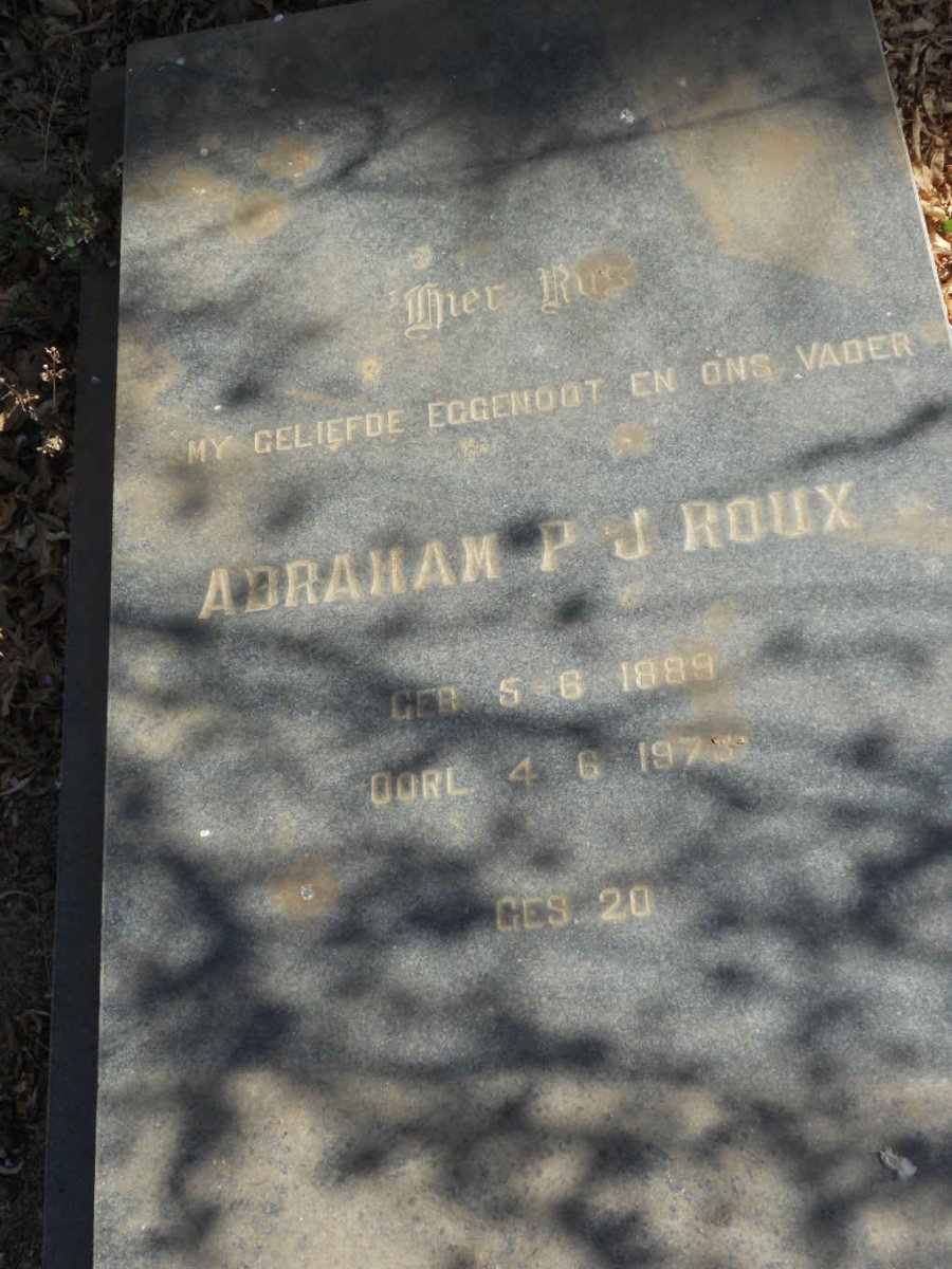 ROUX Abraham P.J. 1889-1973