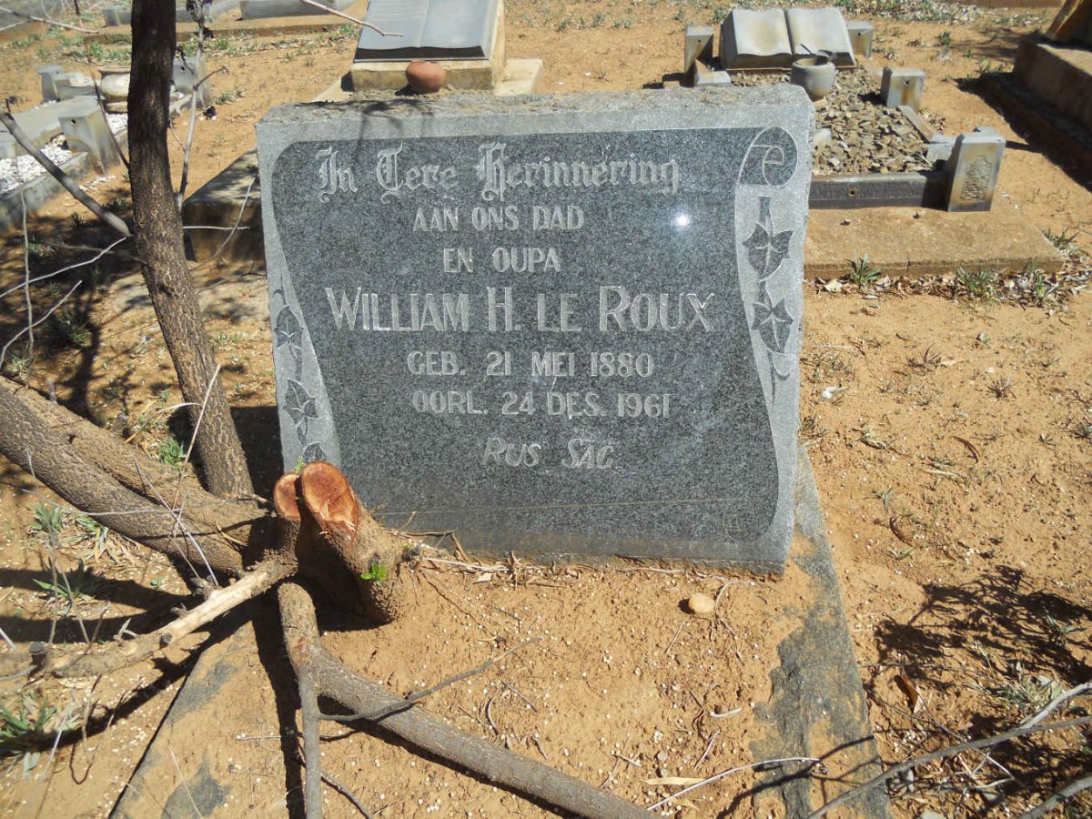 ROUX William H., le 1880-1961