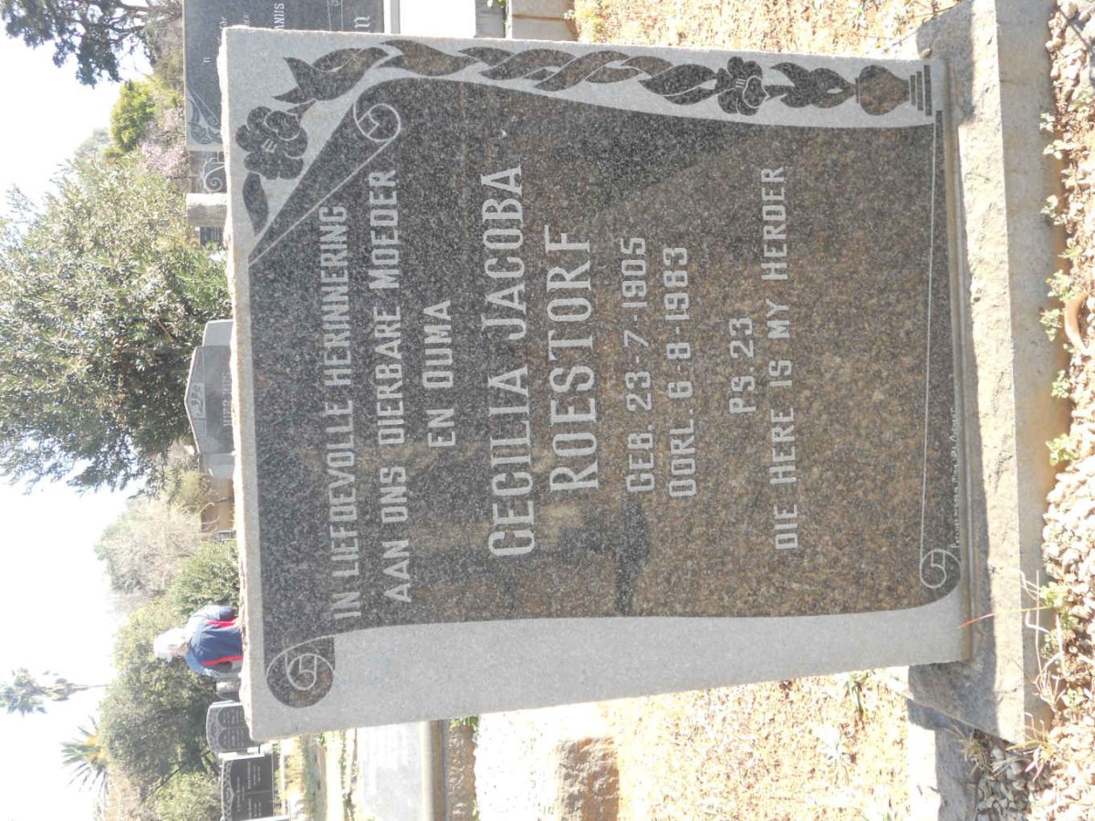 ROESTORF Cecilia Jacoba 1905-1983