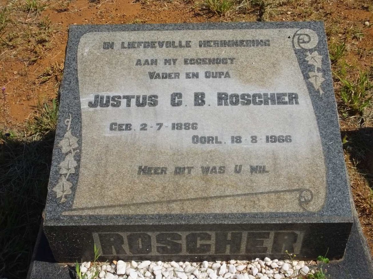ROSCHER Justus C.B. 1886-1966