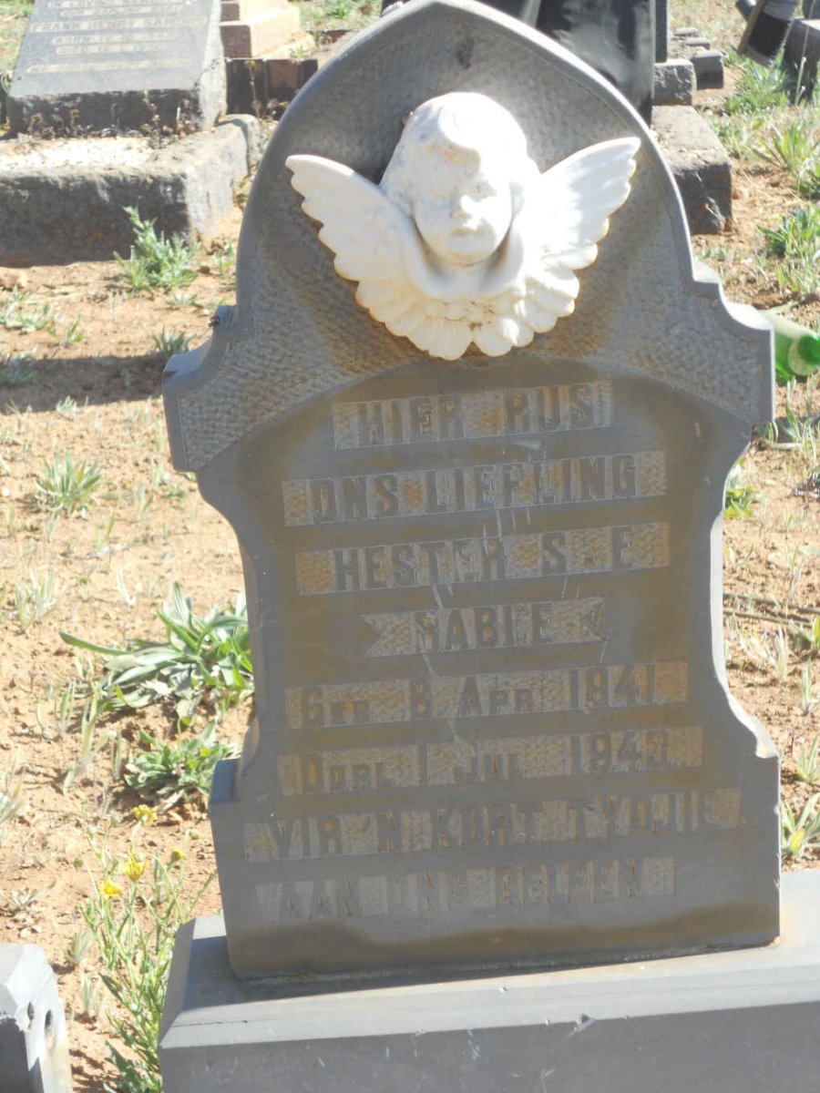 RABIE Hester S.E. 1941-1943