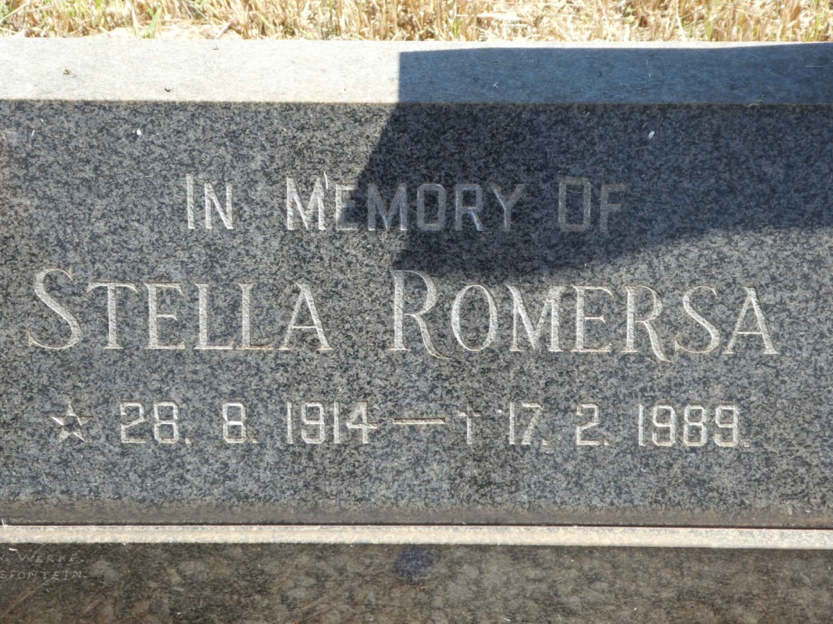 ROMERSA Stella 1914-1989