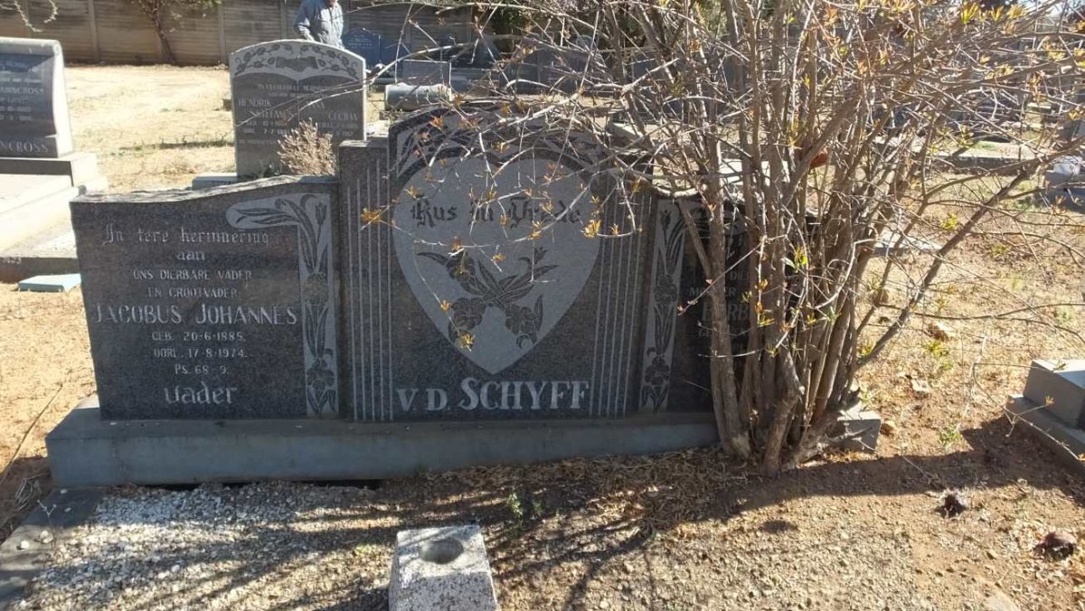 SCHYFF Jacobus Johannes, v.d. 1885-1974 &amp; B?rb?