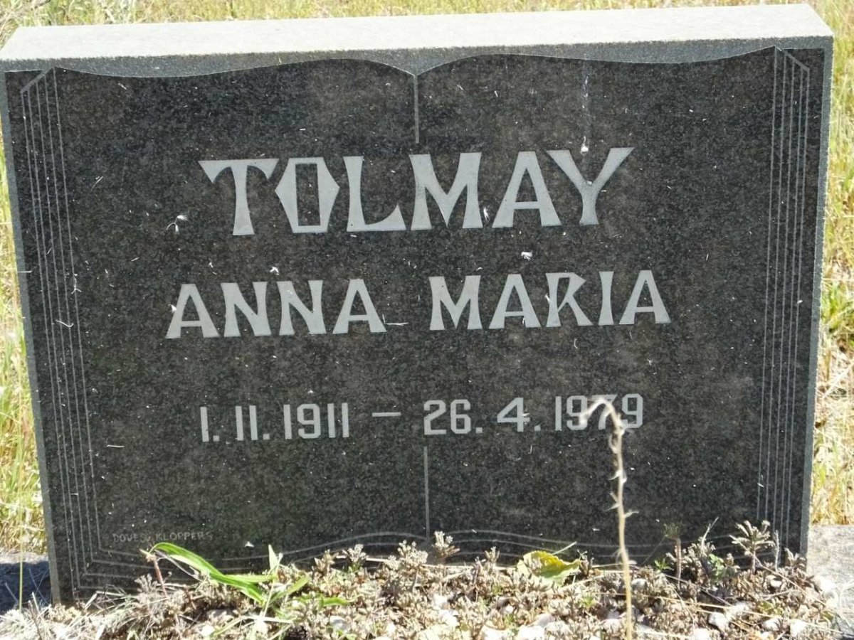 TOLMAY Anna Maria 1911-1979