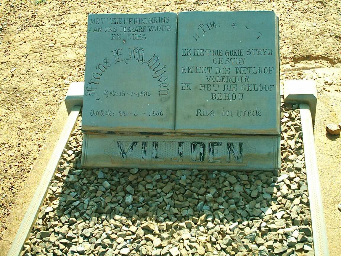 VILJOEN Frans E. M. 1886-1966
