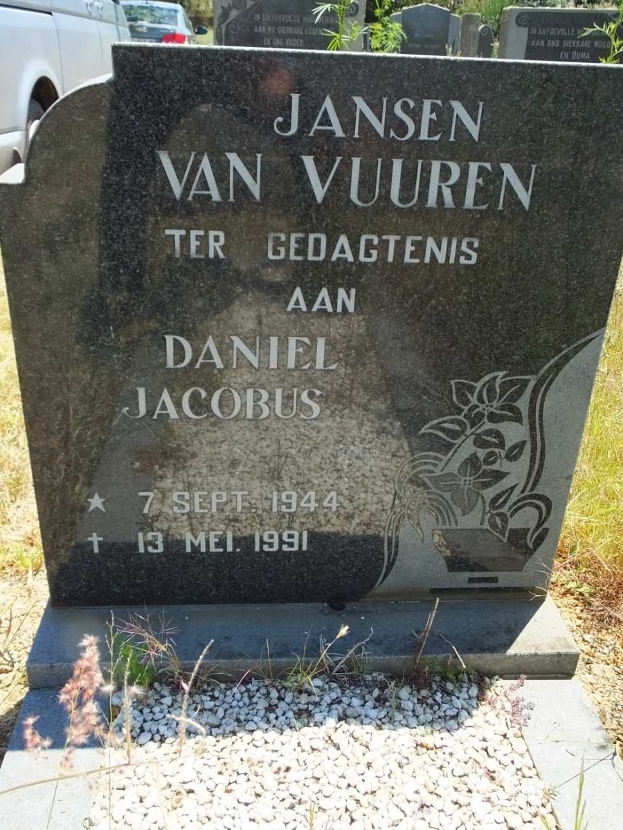 VUUREN Daniel Jacobus, Jansen van 1944-1991