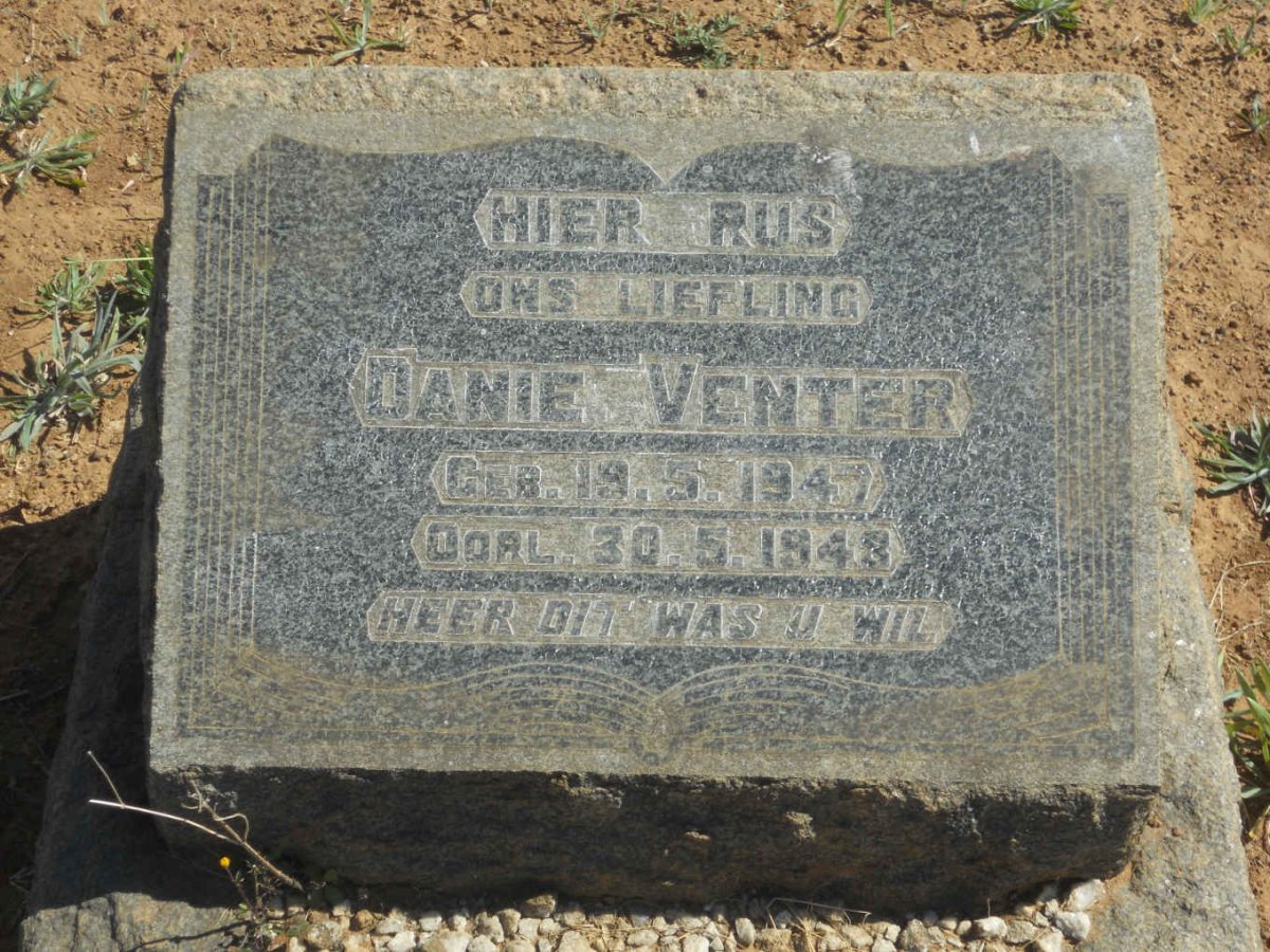 VENTER Danie 1947-1948