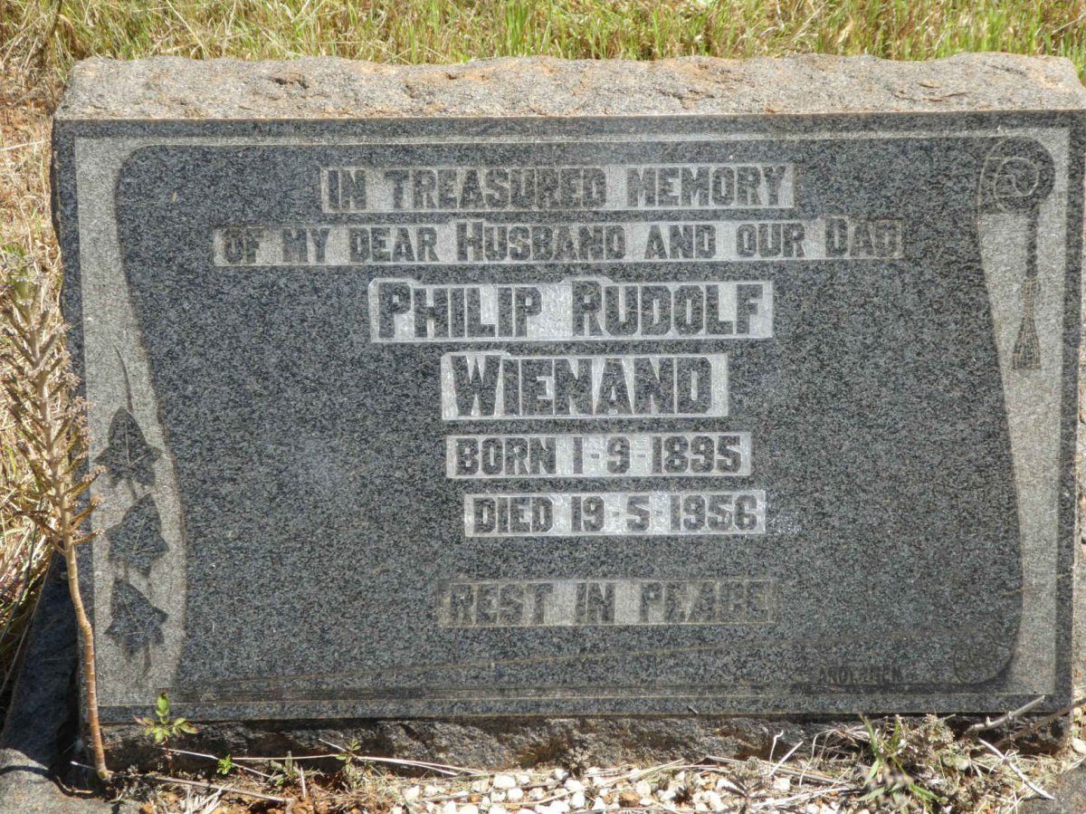 WIENAND Philip Rudolf 1895-1956