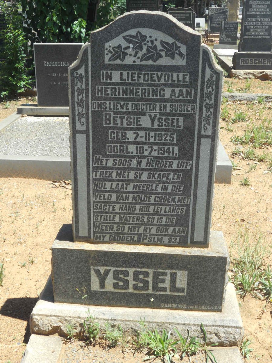 YSSEL Betsie 1925-1941