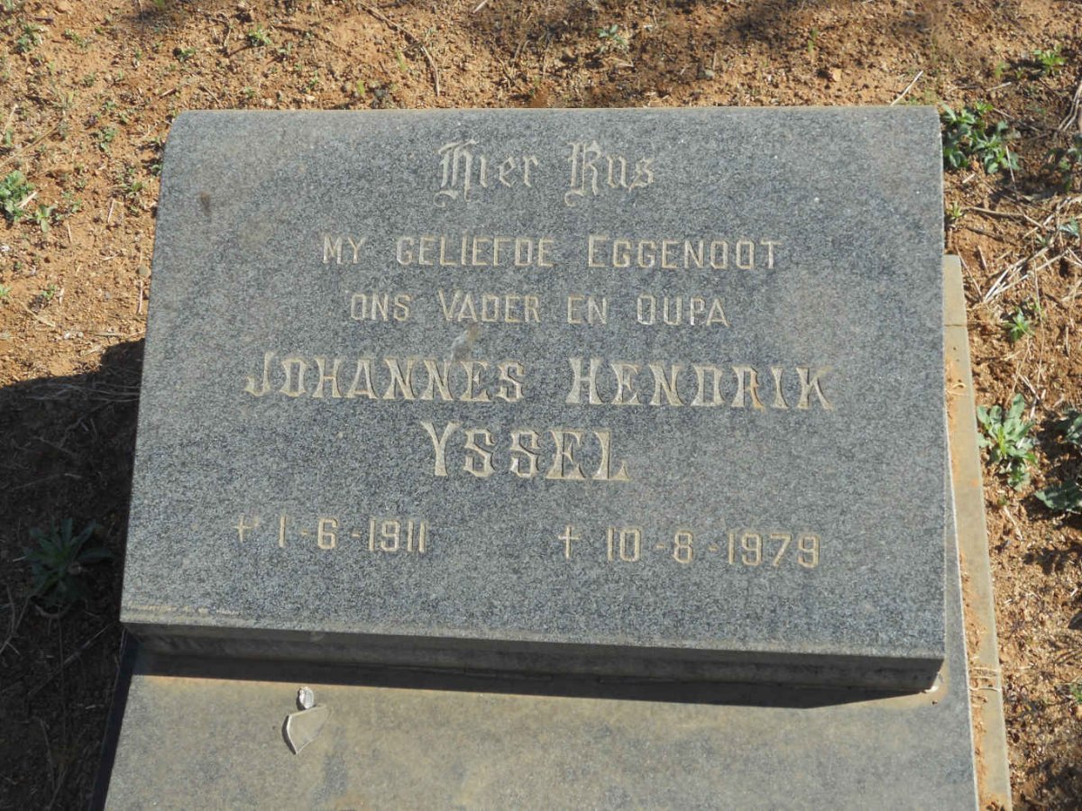 YSSEL Johannes Hendrik 1911-1979