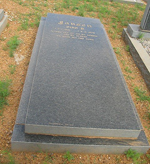 JANSEN Zirk B. 1919-1976