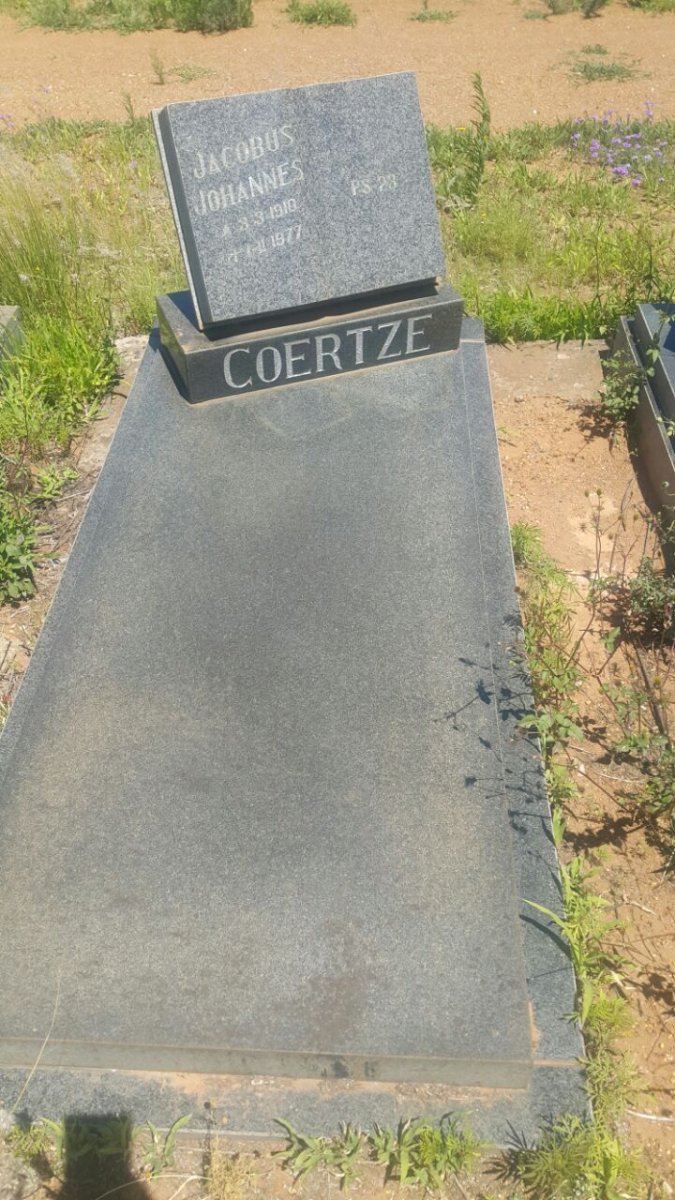 COERTZE Jacobus Johannes 1910-1977