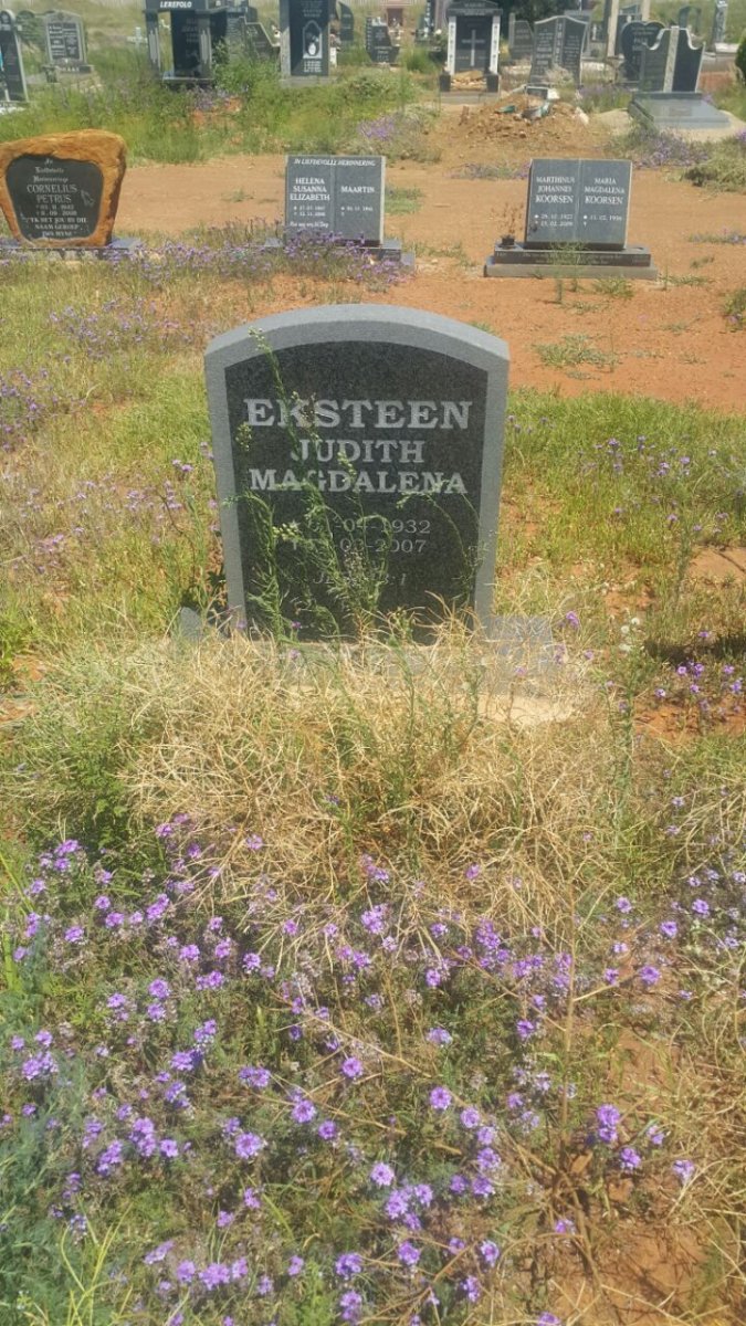 EKSTEEN Judith Magdalena 1932-2007