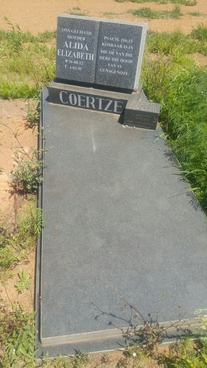 COERTZE Alida Elizabeth 1912-1995