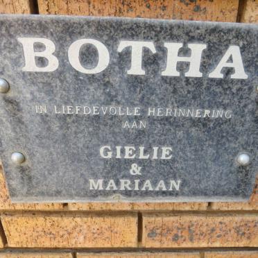 BOTHA Gielie & Mariaan 