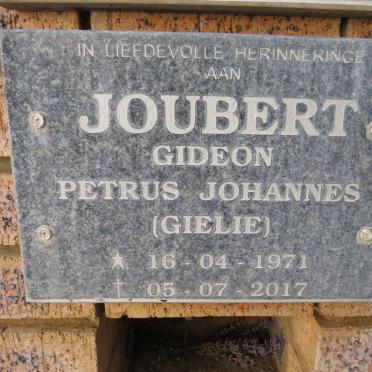 JOUBERT Gideon Petrus Johannes 1971-2017