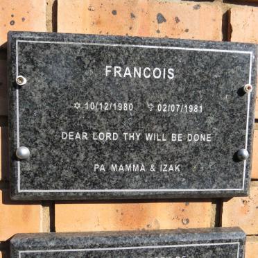? Francois 1980-1981