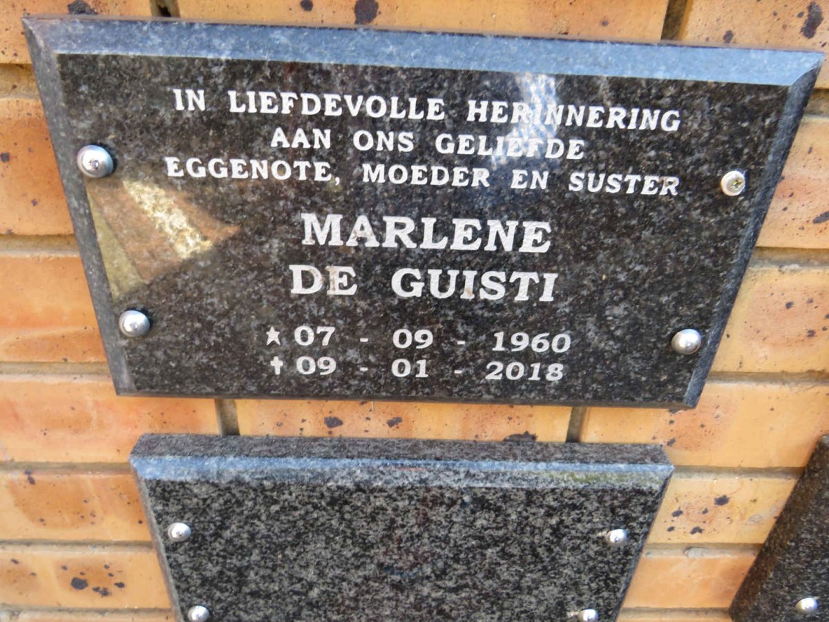 GUISTI Marlene, de 1960-2018