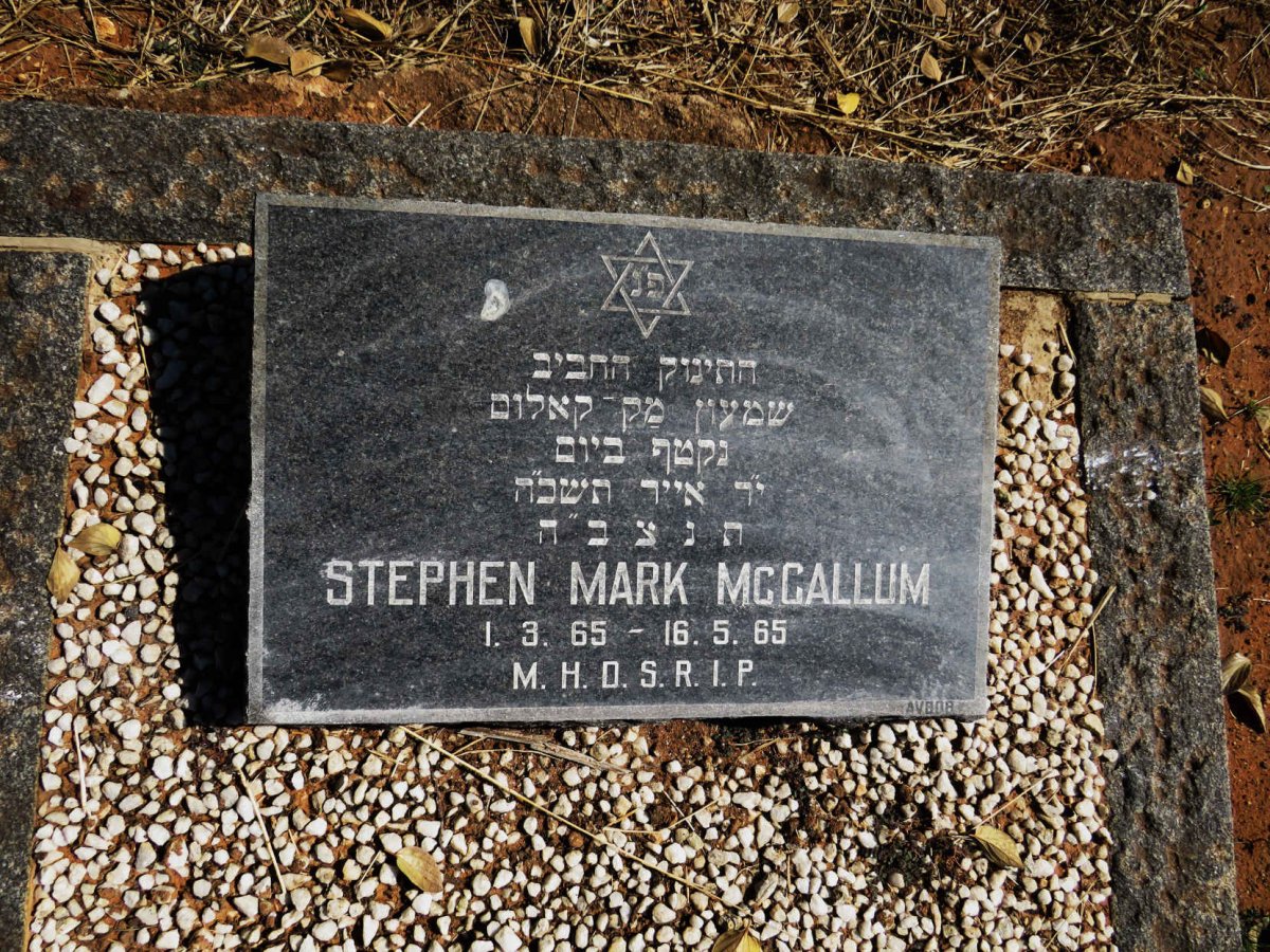 MCCALLUM Stephen Mark 1965-1965