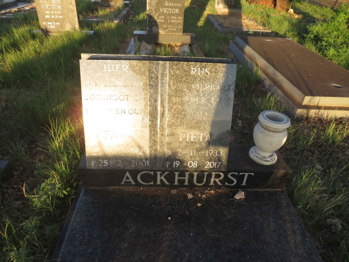 ACKHURST Faan 1929-2001 & Pieta 1933-2017_1