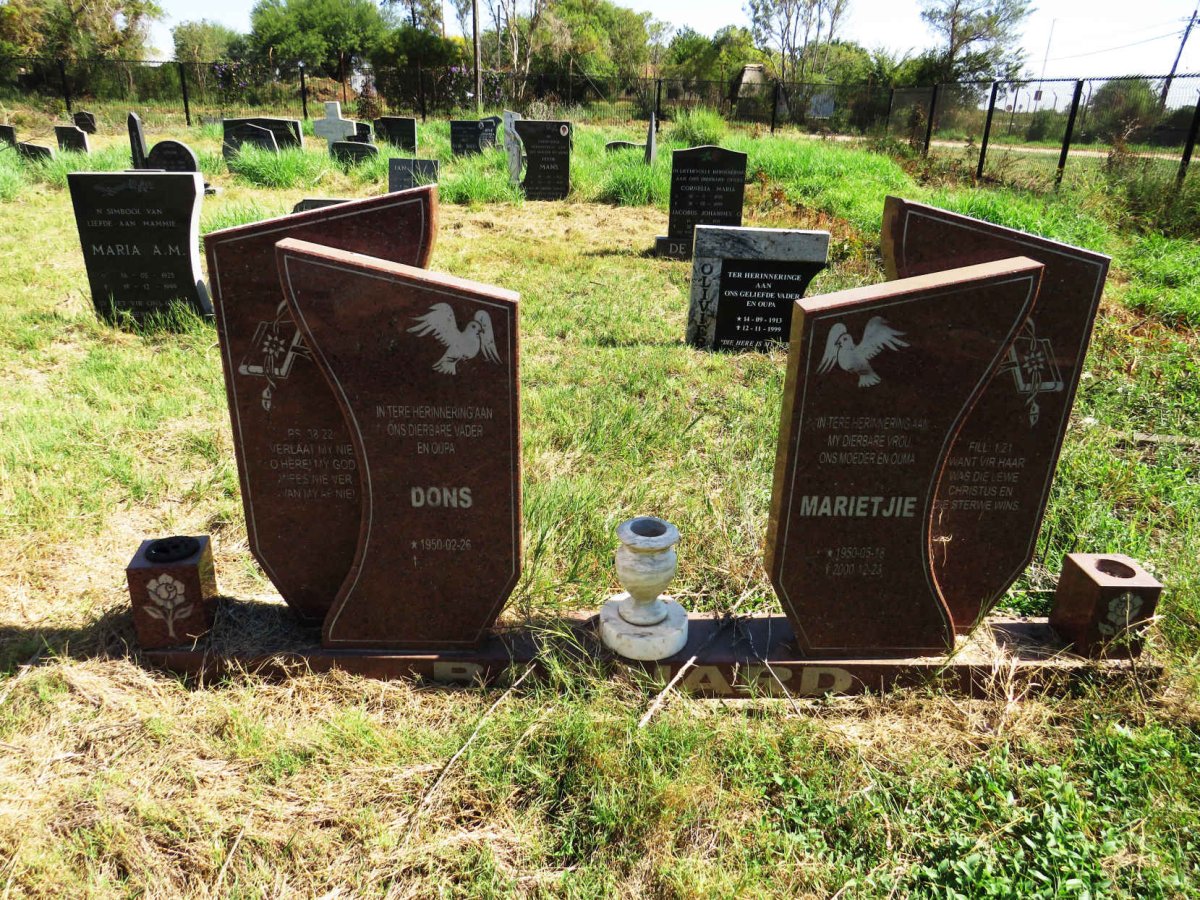 BARNARD Dons 1950-  & Marietjie 1950-2000