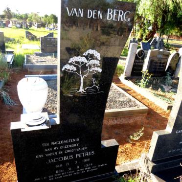 BERG Jacobus Petrus, van den 1918-1974 