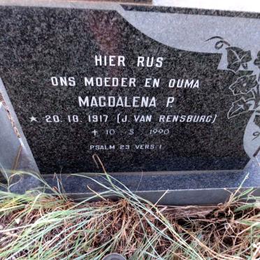 BRONNER Michael D. 1907-1997 & Magdalena P., J.  VAN RENSBURG 1917-1990_2