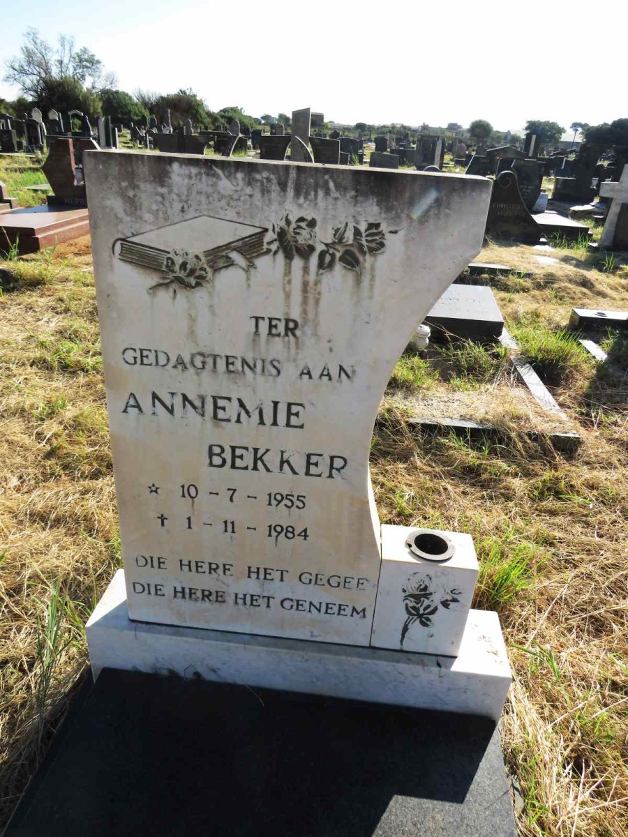BEKKER Annemie 1955-1984