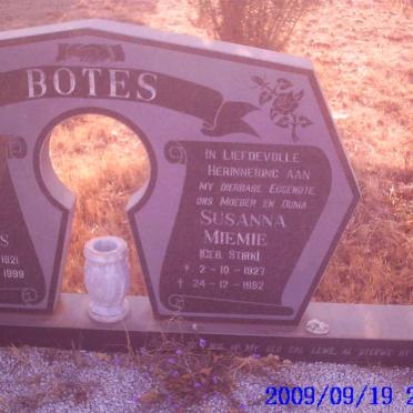BOTES Joseph Jacobus 1921-1999 & Susanna Miemie STIRK 1927-1992 _2