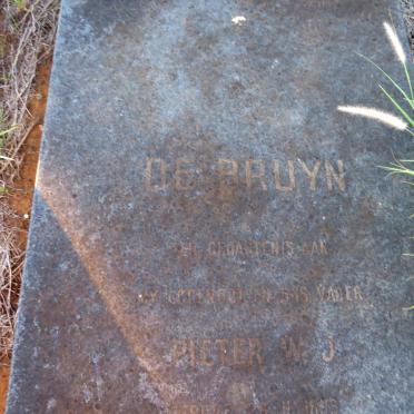 BRUYN Pieter W.J., de 1893 -1976_1