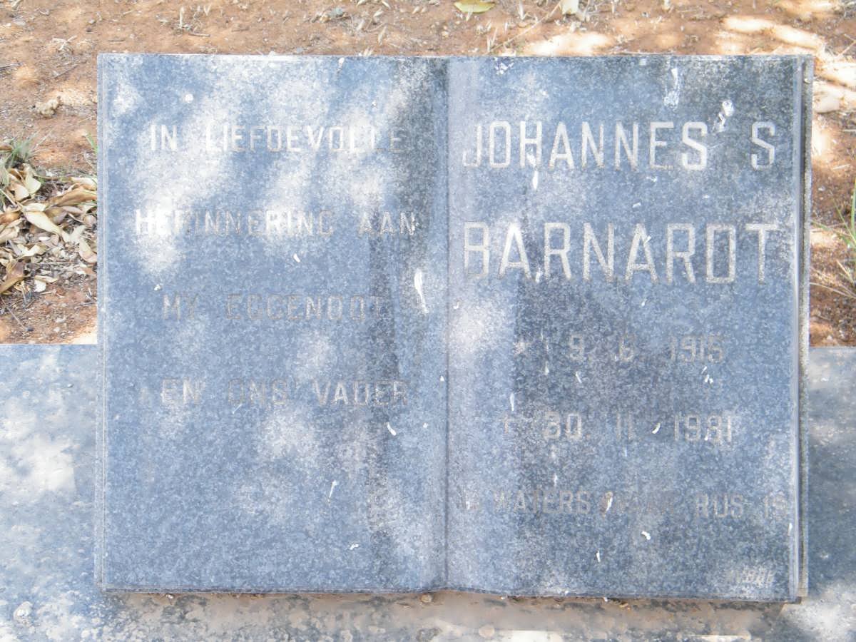 BARNARDT Johannes S. 1915-1981