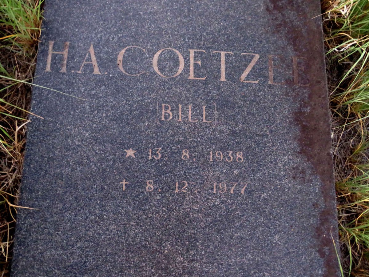 COETZEE H.A. 1938-1977