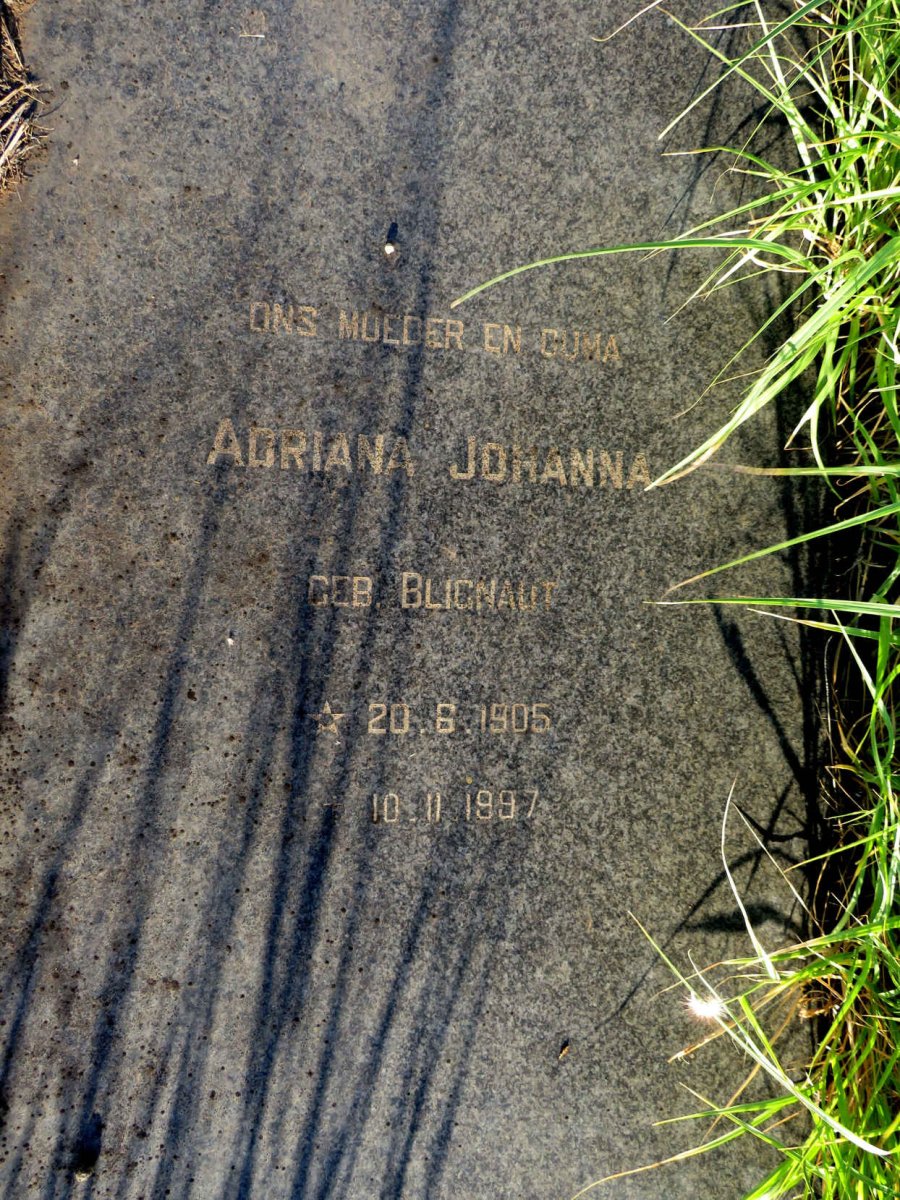 COMBRINK Johan Hendrik 1898-1978 & Adriana Johanna BLIGNAUT 1905-1997_3