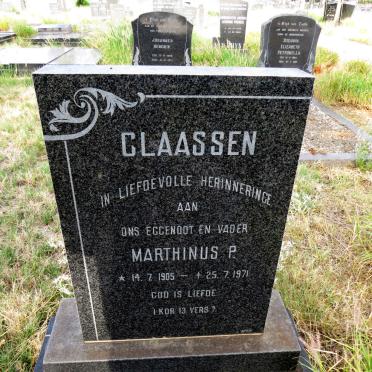 CLAASSEN Marthinus P. 1905-1971