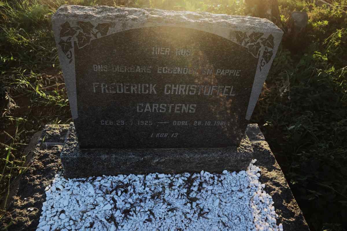 CARSTENS Frederick Christoffel 1925-1981