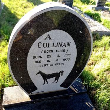 CULLINAN A, nee HUGO 1910-1973
