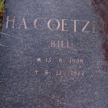 COETZEE H.A. 1938-1977