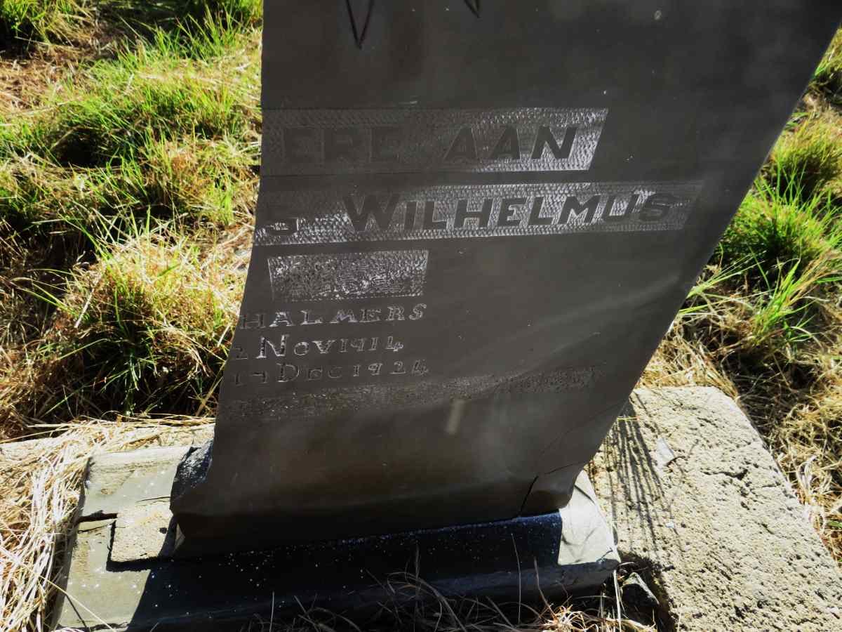CHALMERS Phillipus Wilhelmus 1914-1924_1
