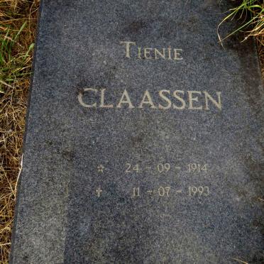 CLAASSEN Tienie 1914-1993
