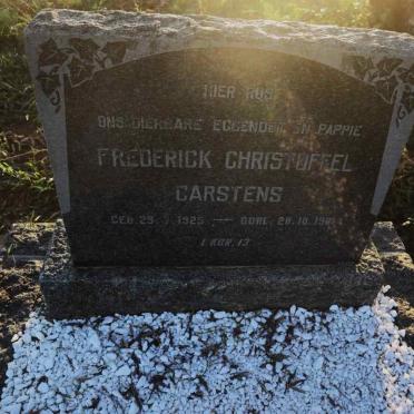 CARSTENS Frederick Christoffel 1925-1981