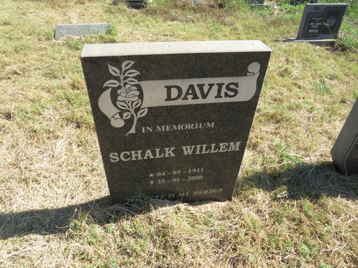 DAVIS Schalk Willem 1911-2000