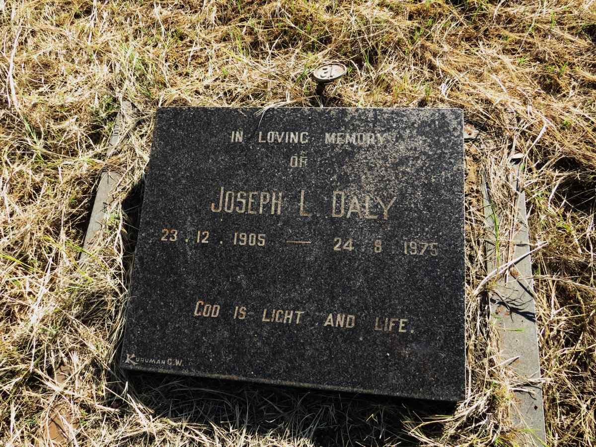 DALY Joseph L. 1905-1975